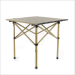 Ideal portable folding table for outdoor living-white