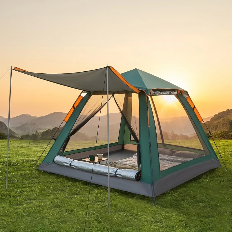 01 Quick-opening storm-proof portable foldable outdoor tent - Image 1