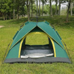 Lightweight waterproof green tent