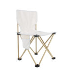 White outdoor folding chair