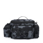 Multi-compartment fishing tackle storage bag - grey - Image 3