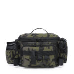 Multi-compartment fishing tackle storage bag - grey - Image 4