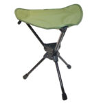 Portable outdoor folding stool, 360° rotating, lightweight folding chair