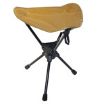 Portable outdoor folding stool, 360° rotating, lightweight folding chair - Image 2