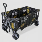 Heavy-Duty Foldable Wagon-Black and red - Image 2