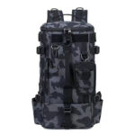 Large capacity fishing tackle backpack - Grey camouflage