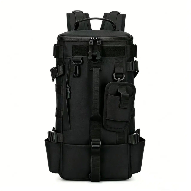 黑色 Large capacity fishing tackle backpack - black - Image 1